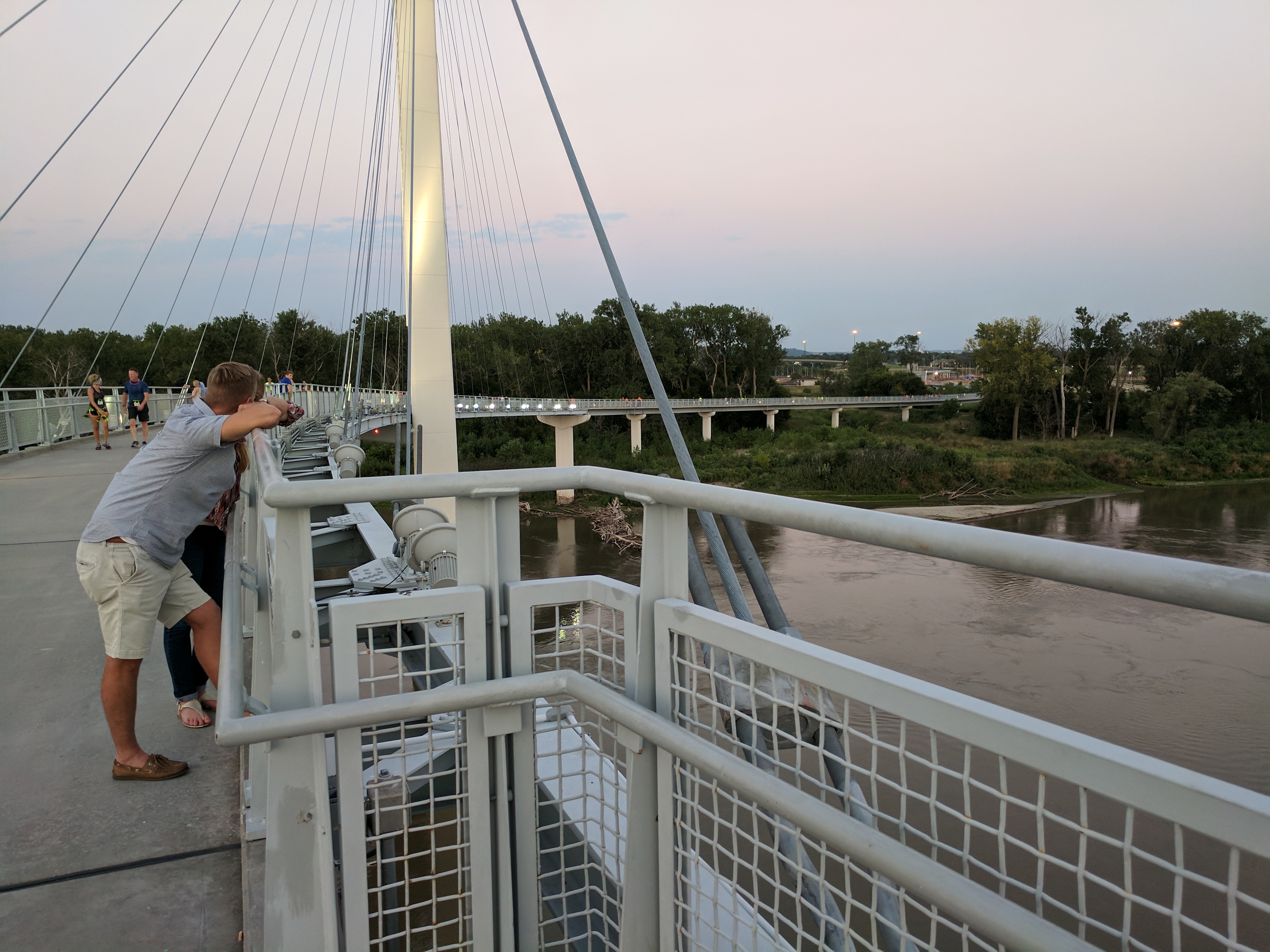 Omaha pedestrian bridge